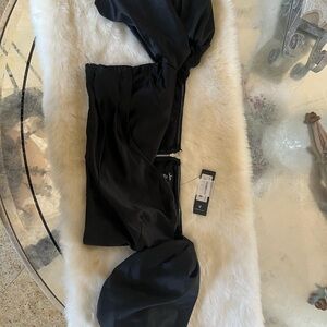 Lulu's Black Crop Top